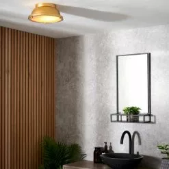 Dunelm Barton Bathroom 1 Light Flush Ceiling Fitting -wall lights Shop 30789853 alt04