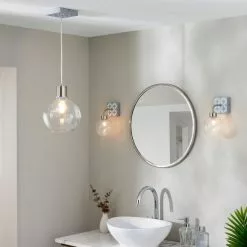 Dunelm Geometric Tile 1 Light Pendant Ceiling Fitting -wall lights Shop 30789858 alt04