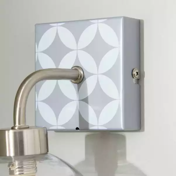 Dunelm Geometric Tile Bathroom Wall Light 6 Dunelm Geometric Tile Bathroom Wall Light - Image 4