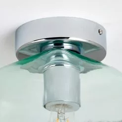 Dunelm Lucia Green Bathroom 1 Light Flush Ceiling Fitting -wall lights Shop 30789861 alt03