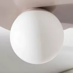 Dunelm Tela Bathroom 1 Light Flush Ceiling Fitting -wall lights Shop 30789862 alt02