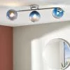 Dunelm Torbay Blue Bathroom 3 Light Semi Flush Ceiling Fitting -wall lights Shop 30789863
