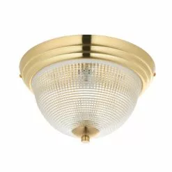 Dunelm Gleeson Prismatic Bathroom 1 Light Flush Ceiling Fitting -wall lights Shop 30789883 alt05