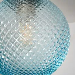 Dunelm Tropic Bathoom Faceted Sphere 1 Light Flush Ceiling Fitting -wall lights Shop 30789913 alt02