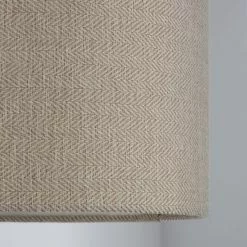 Dunelm Lennox Herringbone Lamp Shade 28cm Grey -wall lights Shop 30792346 alt02
