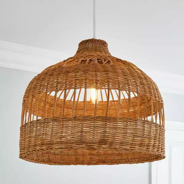 Dunelm Priyanka Rattan Easy Fit Pendant 2 Dunelm Priyanka Rattan Easy Fit Pendant