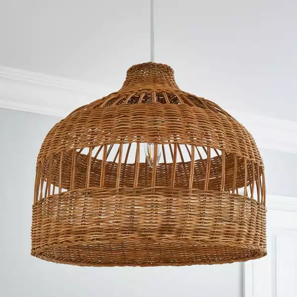 Dunelm Priyanka Rattan Easy Fit Pendant 3 Dunelm Priyanka Rattan Easy Fit Pendant - Image 2