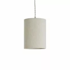 Dunelm Luna 15cm Cylinder Shade Natural -wall lights Shop 30796676 alt02