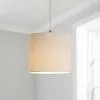 Dunelm Luna 20cm Drum Shade Natural -wall lights Shop 30796677