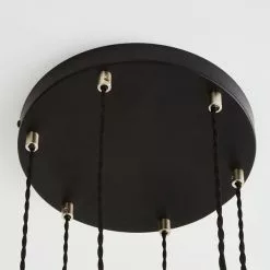 Dunelm Verne Glass 6 Light Cluster Ceiling Fitting -wall lights Shop 30798518 alt02