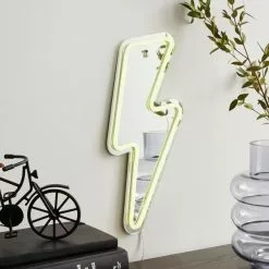 Dunelm Lightning Bolt Neon Sign -wall lights Shop 30798519 alt03