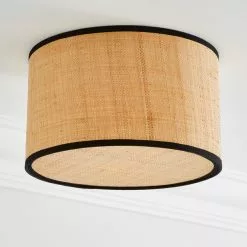 Dunelm Malika Cane Flush Ceiling Fitting -wall lights Shop 30798586 alt01