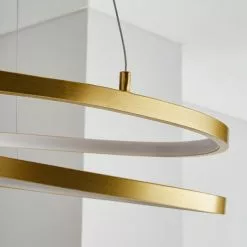 Dunelm Menton Integrated LED Swirl Ceiling Fitting -wall lights Shop 30798594 alt02