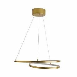 Dunelm Menton Integrated LED Swirl Ceiling Fitting -wall lights Shop 30798594 alt04