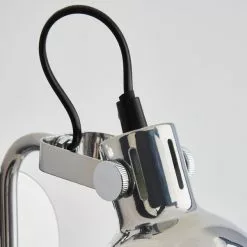 Dunelm Issac Chrome Effect Plug In Wall Light -wall lights Shop 30798622 alt02