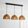 Dunelm Artisan Avery Natural 3 Light Diner Ceiling Fitting