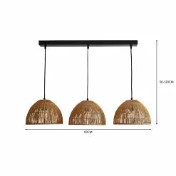 Dunelm Artisan Avery Natural 3 Light Diner Ceiling Fitting 13 Dunelm Artisan Avery Natural 3 Light Diner Ceiling Fitting -wall lights Shop 30798643 alt05