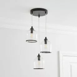 Dunelm Lenny 3 Light Cluster Ceiling Fitting 9 Dunelm Lenny 3 Light Cluster Ceiling Fitting -wall lights Shop 30798652 alt01