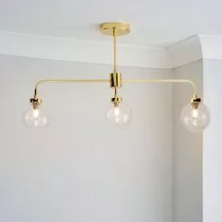 Dunelm Tanner 3 Light Bar Ceiling Fitting