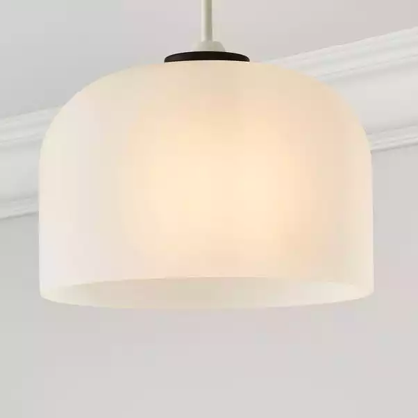 Dunelm Palazzo Easy Fit Frosted Pendant Light 3 Dunelm Palazzo Easy Fit Frosted Pendant Light