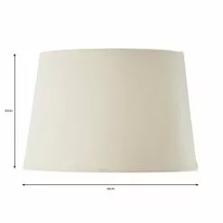 Dunelm Clara 35cm Tapered Lamp Shade -wall lights Shop 30799254 alt04