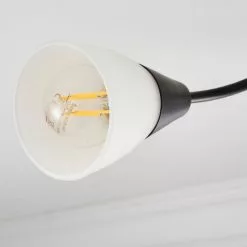 Dunelm Ordway Frosted 3 Light Black Ceiling Fitting -wall lights Shop 30802370 alt02