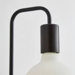 Dunelm Aubrey Exposed Bulb Shelf Wall Light Black And Faux Marble -wall lights Shop 30802437 alt03