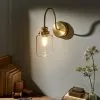 Natural History Museum Wall Light Clear And Brass -wall lights Shop 30803341
