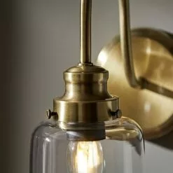 Natural History Museum Wall Light Clear And Brass -wall lights Shop 30803341 alt02