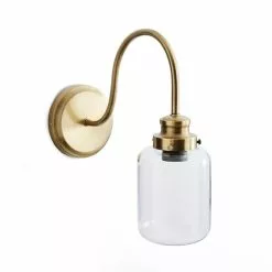 Natural History Museum Wall Light Clear And Brass -wall lights Shop 30803341 alt03