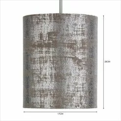 Dunelm Romano 18cm Cylinder Silver Lamp Shade 11 Dunelm Romano 18cm Cylinder Silver Lamp Shade -wall lights Shop 30808834 alt05