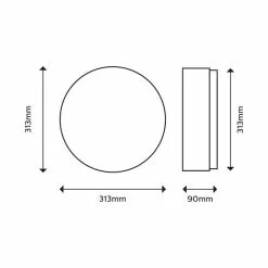 Philips Balance Integrated LED Bathroom Ceiling Light -wall lights Shop 30838284 alt02