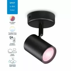 WiZ Connected WiZ Imageo Smart 1 Light LED Adjustable Spotlight -wall lights Shop 30838374 alt02