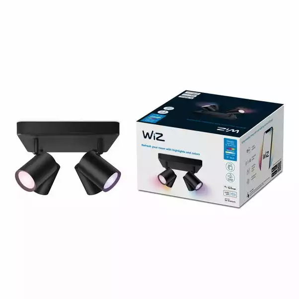 WiZ Connected WiZ Imageo Smart 4 Light LED Adjustable Spotlight 3 WiZ Connected WiZ Imageo Smart 4 Light LED Adjustable Spotlight